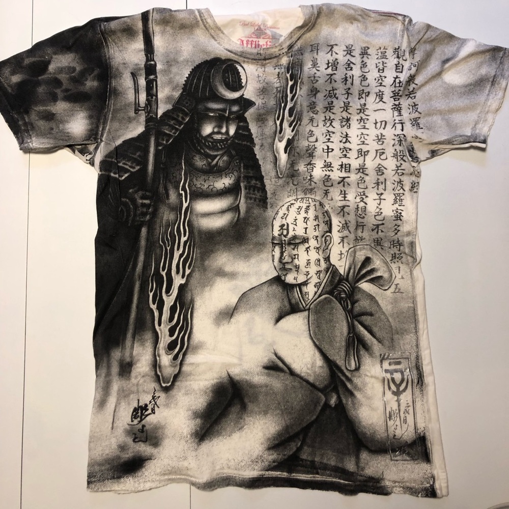 Affliction Japanese inspired t-shirt